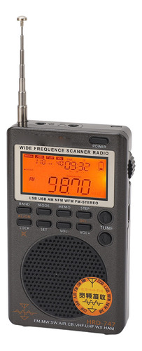 Receptor Digital De Banda Completa Fm Mw Sw Ssb Lsb Cb Vhf U