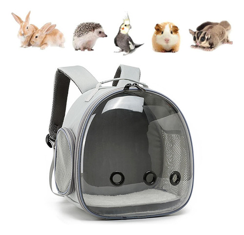 Mochila Para Gatos, Jaula Para Pájaros, Amplias Rejillas