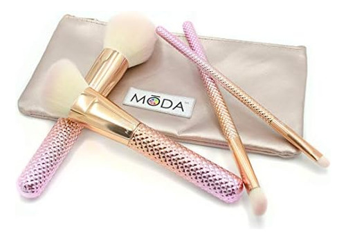 Moda Juego Completo De 5 Brochas De Maquillaje Para Rostro M