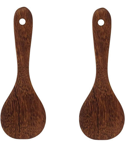 Honbay 2 Cucharas De Madera Para Arroz, Paletas De Arroz, Es