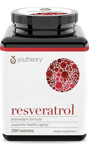 Resveratrol 290 Tab Youtheory - Uni - Unidad a $814