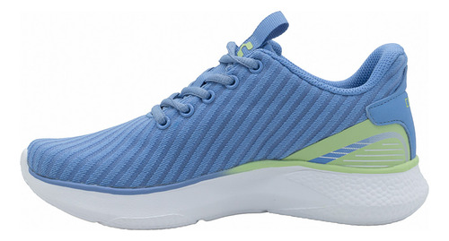 Tenis Charly Para Dama Walking Relax Suela Eva Color Azul
