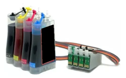 Sistema Continuo De Tinta Para Xp2101 +chip Virtual Chipless
