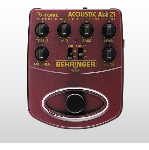 Pedal Behringer V-tone Di Adi21 Guitarra Acústica, Grabación