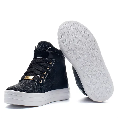 Tenis infantil store feminino cano longo