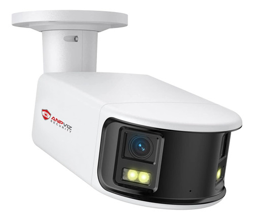 Anpviz Camara De Seguridad De Gran Angular 4k Poe, Panoramic