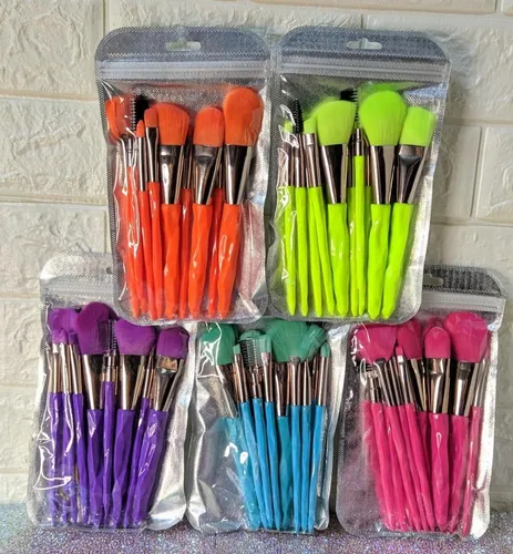 Set De 11 Brochas Maquillaje Regalo Amiga Mamá Mayoreo Set De 11 Brochas Maquillaje Regalo Amiga Mamá Mayoreo