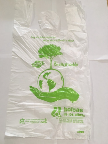 Bolsa Biodegradable Camiseta 20 Kilos