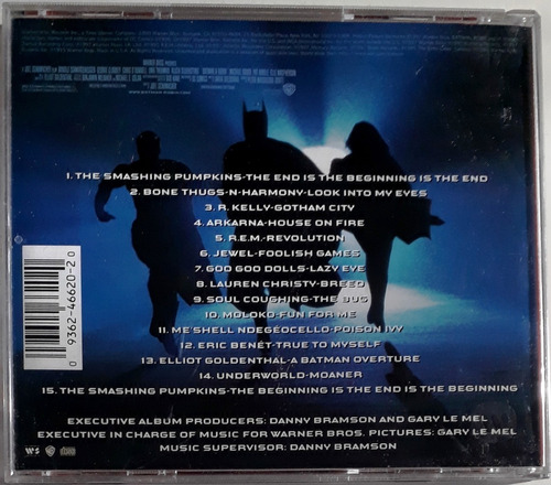 Batman & Robin - Banda De Sonido - Smashing Pumpkins Rem Etc | MercadoLibre