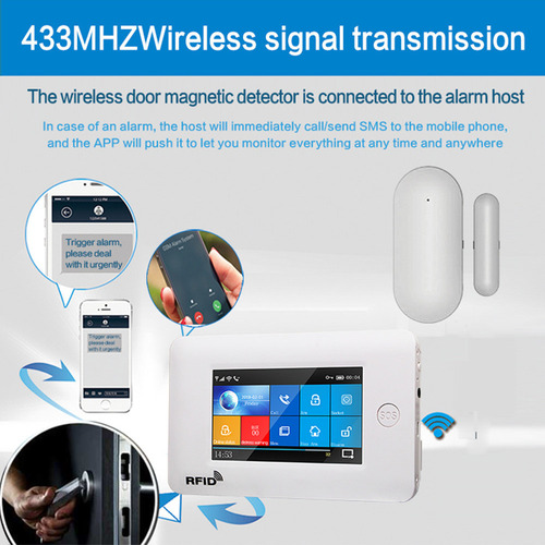 Wireless Magnetic Sensor Pgst 68r Door And Window Alarm