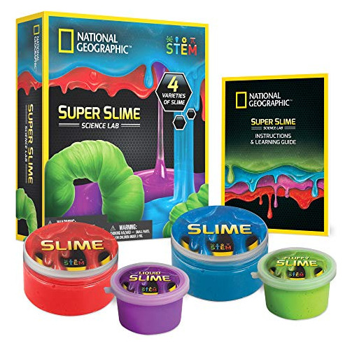 Geografía Nacional Super Science Lab  Slime Kit R5bkk