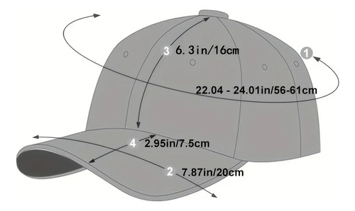 Gorra De Béisbol Con Estampado Donuts, Ajustable, Cadera H,