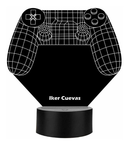 Lámpara Led 3d Control Ps4 Personalizada Art13303