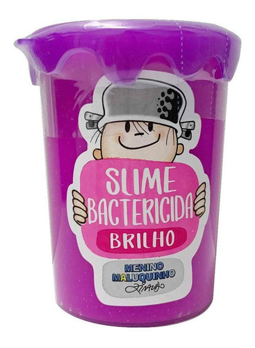 Slime Bactericida Menino Maluquinho Brilho Cor Sortida 3662 Cor Colorido