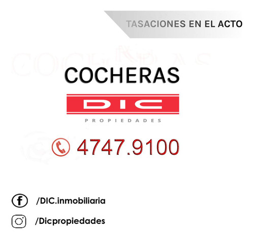 Cochera Venta Frente A Tribunales -ituzaingo 300