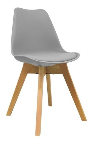 Imagen 6 de 10 de Silla Nórdica (pack 4) Eames Vintage Grises / Nordik