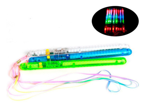 12 Barras Varitas Luminosas Led Semaforo Multicolor Fiesta