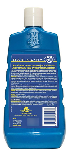 M5016 Marine/rv One Step Cleaner Wax - Botella De 16 Oz
