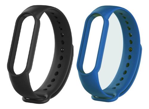 2 Mallas Para Xiaomi Mi Band 5 6 Correa Reloj Smart Watch 