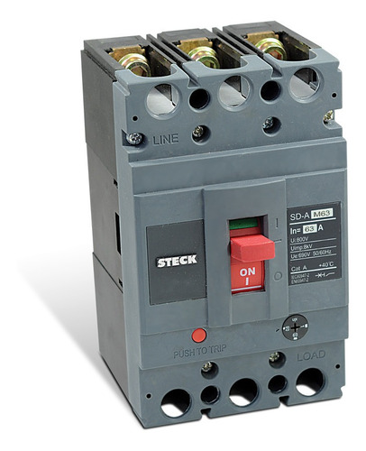 Breaker Industrial Regulable Tripolar 160 ~ 200 A, Serie At