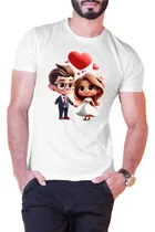 Comprar Playera Pareja De Novios Cute Animados Enamorados Amigos  
