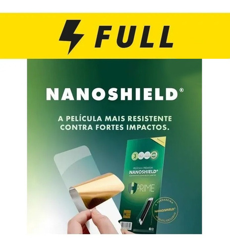 Imagem 4 de 7 de Película Premium Hprime Nanoshield P/ iPhone 13 Pro Max 6.7