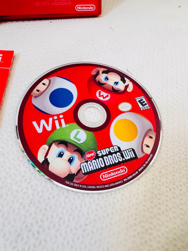 New Super Mario Bros Wii 100% Original Completíssima (Usado)