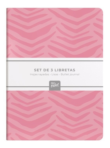 Set De 3 Libretas 15x21 - Pastel 2023