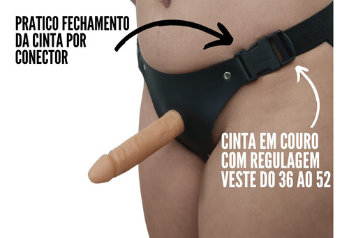Cinta Com Duplo Pênis Para Inversão Pênis Pequeno Inician