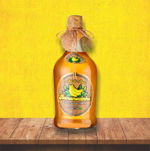 Cachaça Artesanal Bananazinha Pinga De Banana Bananinha