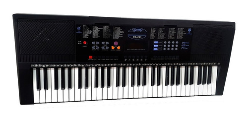 Imagem 2 de 6 de Kit Teclado Estudante Spring Tc-261 Tipo Yamaha + Suporte