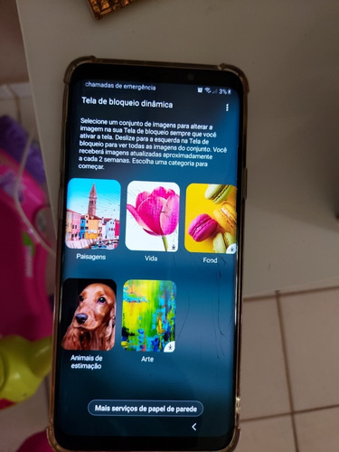 Celular Samsung S9 Plus 128g 6g Ram. Usado. Tela Trincada.