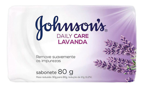 Sabonete Johnson's Daily Care Lavanda 80g