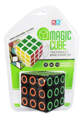 Set Cubo Rubik Magic 3x3 Profesional Speed Cube Velocidad Estructura Circulo 8706a-3