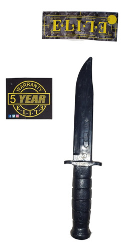 Dummy Cuchillo De Entrenamiento Negro Elite