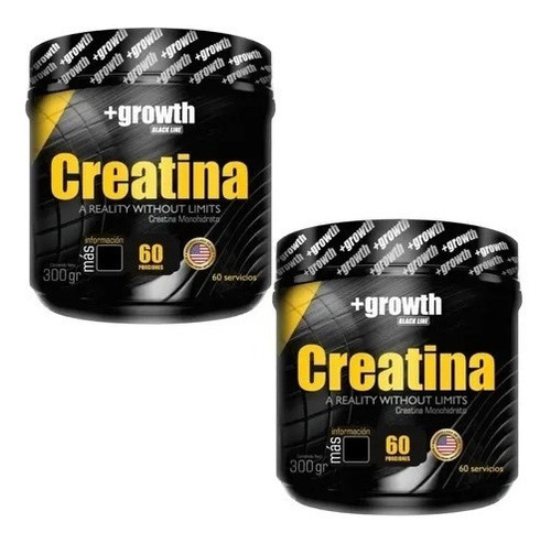 Promo 2 Creatinas +growth Sabor Neutro