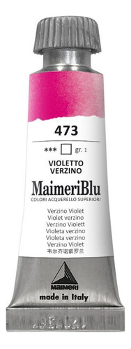 Aquarela Maimeri Blu Tubo Gr.1 473 Verzino Violet 12ml