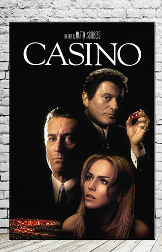Cuadro Peliculas Casino Scorsese 40x55 Cm Calidad Premium .