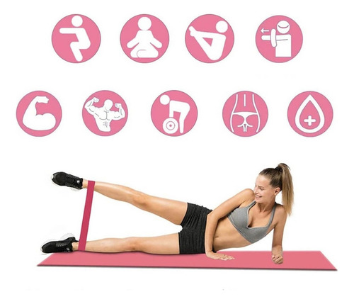 Kit Bandas Ligas De Resistencia Piernas Elasticas Deportivas