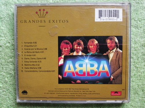Eam Cd Abba Oro Grandes Exitos 1980 Cantando En Español