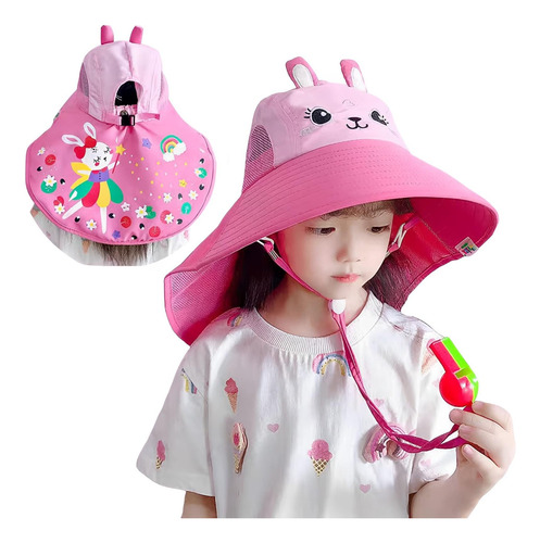Sombrero Para El Sol Para Niños Y Niñas Upf 50+sombreros De 