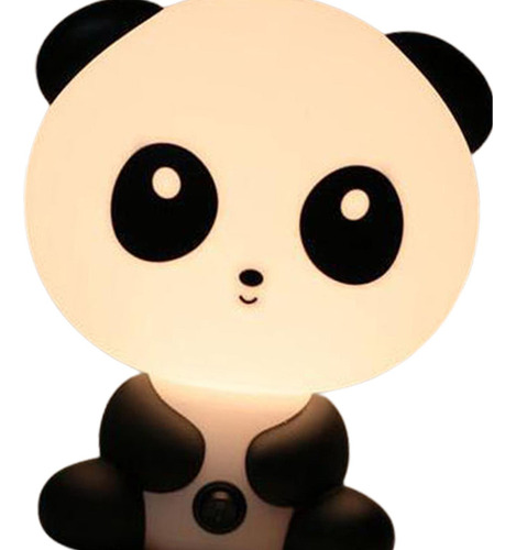 Panda Night Light Control Led Luz Nocturna Junto A La Cama