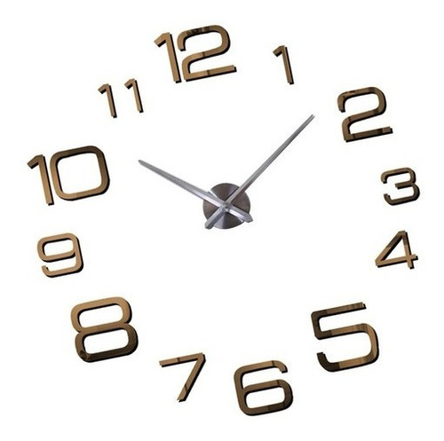 Reloj De Pared 3d 80cm-99cm Expandible