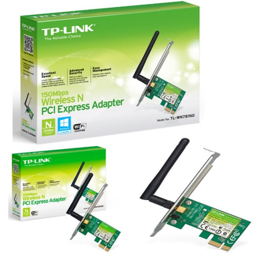 Tarjeta Pci Express Tl-wn781nd Tp-link 150mbps Pc Wifi Ccc