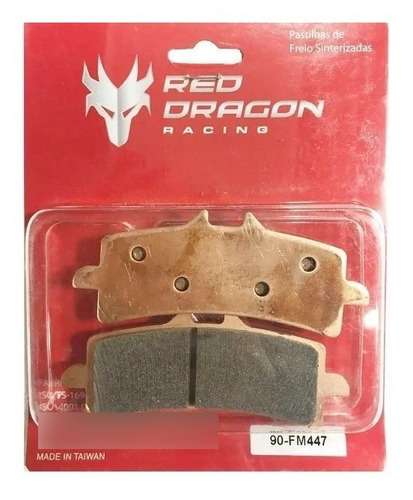 Pastilha De Freio Red Drgon Gsx1300