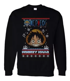 Sudadera Anime Navidad Ugly Christmas Sweater One Piece 01