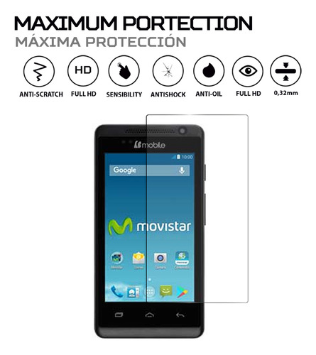 Protector Mica Pantalla Para Bmobile Ax675