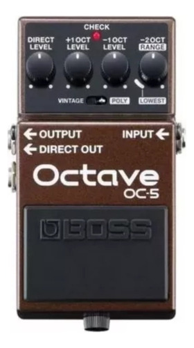 Pedal Boss Oc5 Octave 