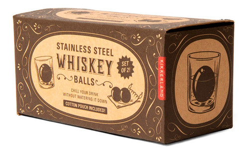 Enfriadores De Acero Para Whisky Color Plateado