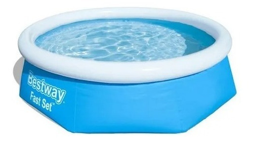 Pileta Inflable Redonda Bestway 57448 De 244cm X 61cm